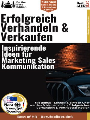 cover image of Erfolgreich Verhandeln & Verkaufen – Inspirierende Ideen für Marketing Sales Kommunikation